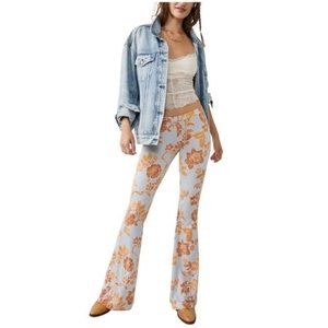 FREE PEOPLE FLARES! Light blue, Laney Wilson style